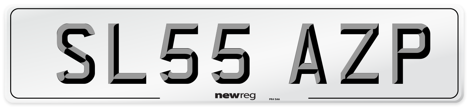 SL55 AZP Number Plate from New Reg